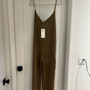 Ozma of California Olive Jumpsuit - Size M